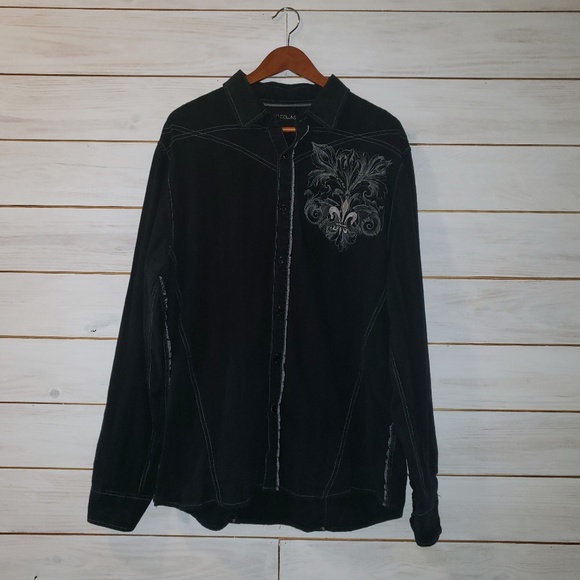AT COLLINS Audeamus long sleeve Button Down - Picture 1 of 8